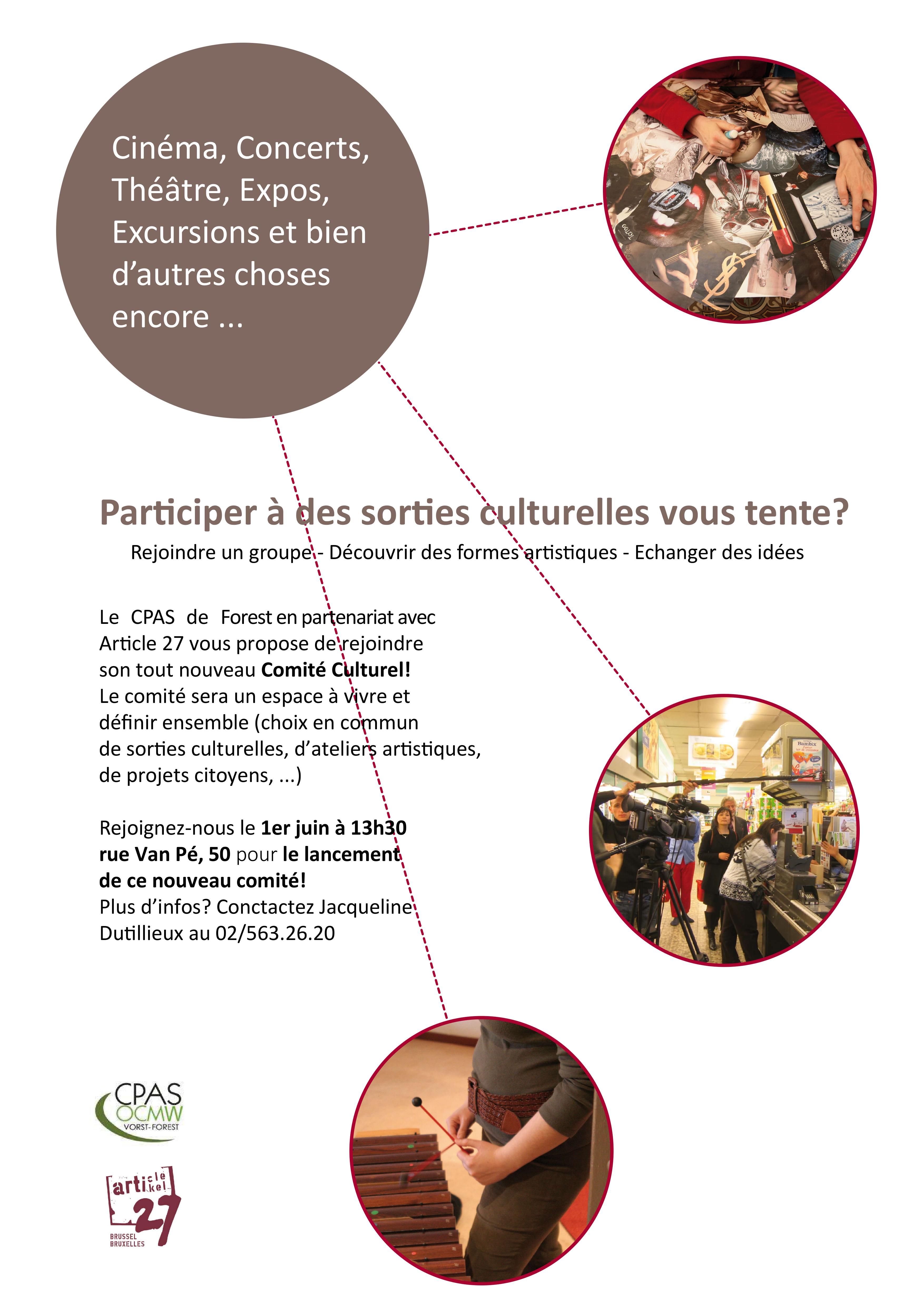 comité culturel du CPAS de Forest