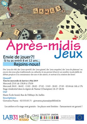 Après midi jeux Lab31